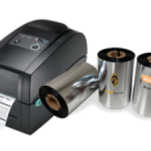 GoDex RT200i printer thermal transfer ribbon wax, wax-resin and resin