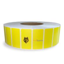 Thermal Trasnfer Paper Label/Industrial Grade 2" x 1" Yellow
