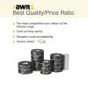 12 Rolls 2.99" x 1345' (76 mm x 410 m) Inkanto Thermal Transfer General Purpose Wax Ribbon 1" Core, Coated Side Out for Zebra, SATO, Toshiba, Intermec, Argox, Citizen, Logopak, Italora, Carl Walentin flat head Printers